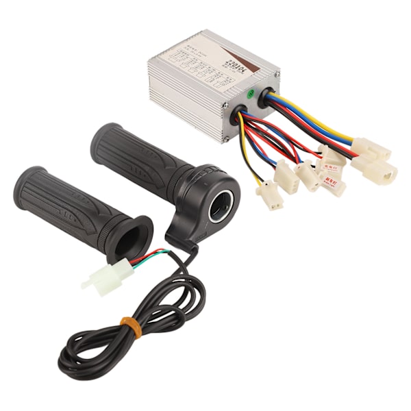 Elcykel Controller og Gasgreb Sæt 24V 500W i Aluminiumslegering