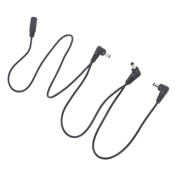 1-til-3 Guitarpedal Strømkabel med Støjisolering, Kobberkerne, PVC-belægning