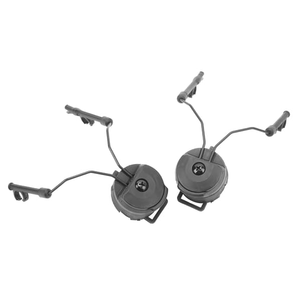 2 STK ABS Hjelmskinneadapterbrakett for sportshodetelefoner