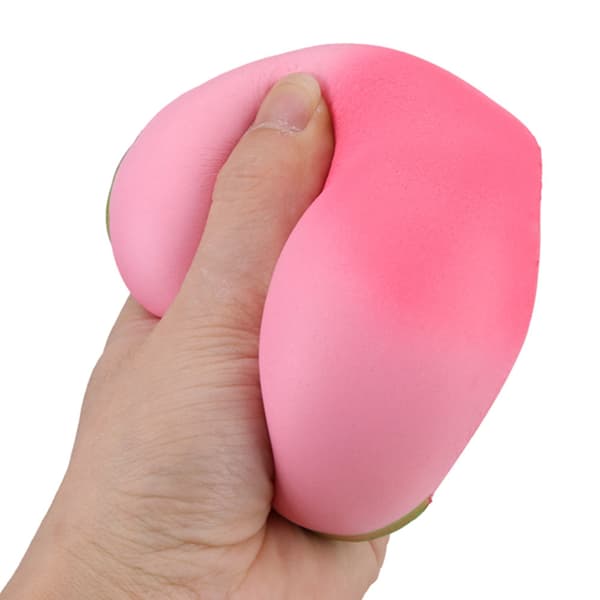 Persika Squishy Leksak med Mjuk Doft, Långsamt Stigande, Stresslindring, Barnpresent