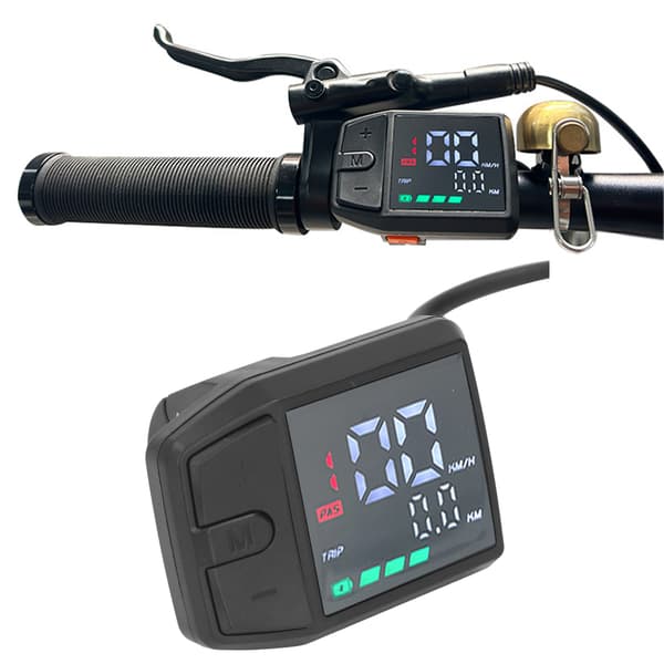 Vandtæt Multifunktionel LCD-skærm til BAFANG BBS01 BBS02 BBSHD Elcykel Kontrolpanel