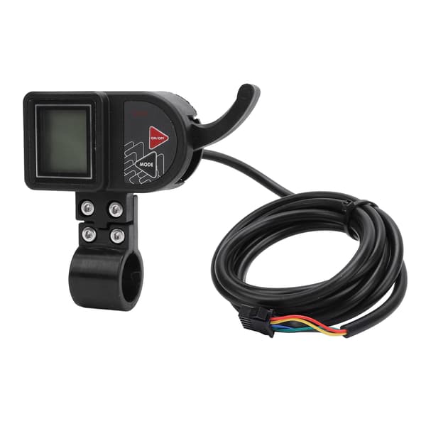 Elcykel-dashboard med LCD-display, 3 baggrundsbelysningsniveauer, vandtæt, 36V
