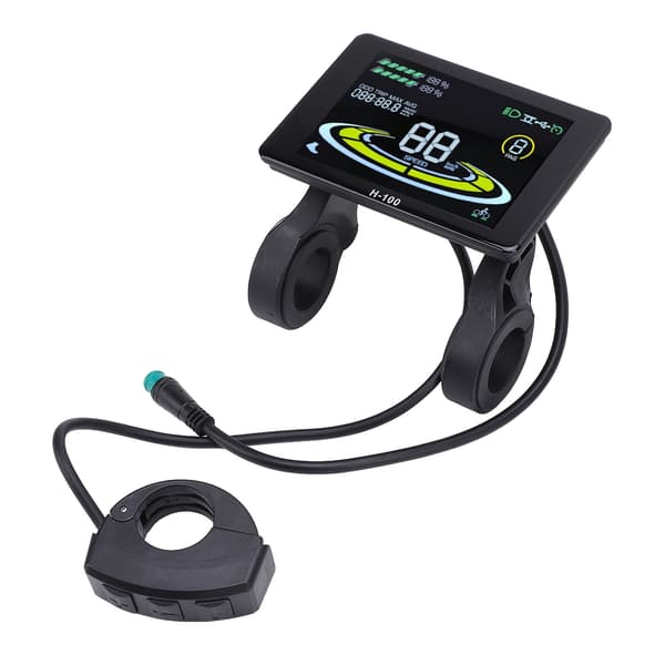 LCD-instrumentpanel med hastighetsdisplay för elscooter, 5-stifts H-100, vattentät