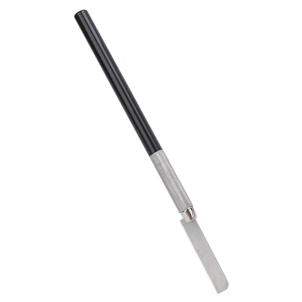 Mini håndsag med 2 stålblader, komfortabelt grep for modellbygging og DIY trearbeid