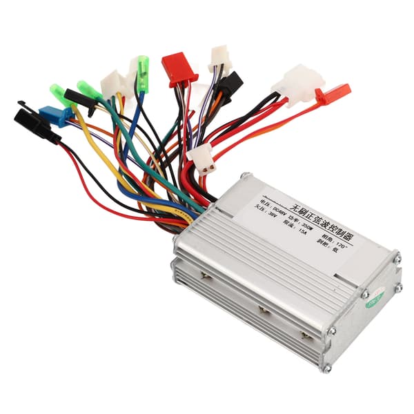 48V 350W børsteløs controller til elcykler og elløbehjul, aluminiumslegering