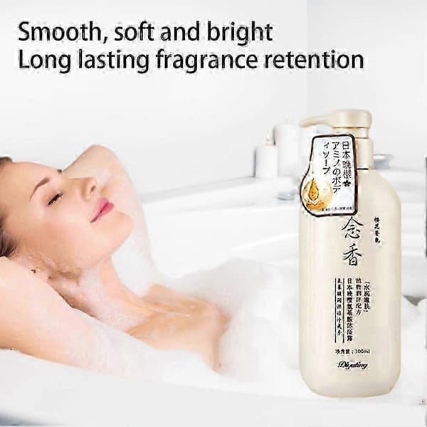 300 ml japansk shampoo/balsam/bodyshampoo, hår- og kropsplejesæt til vækst