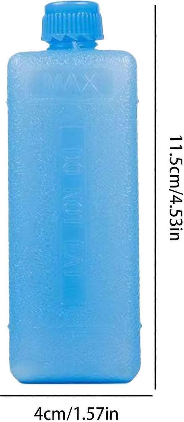 Genanvendelig køleelement med iskrystalteknologi; dimensioner: 11,5 x 4 cm.
