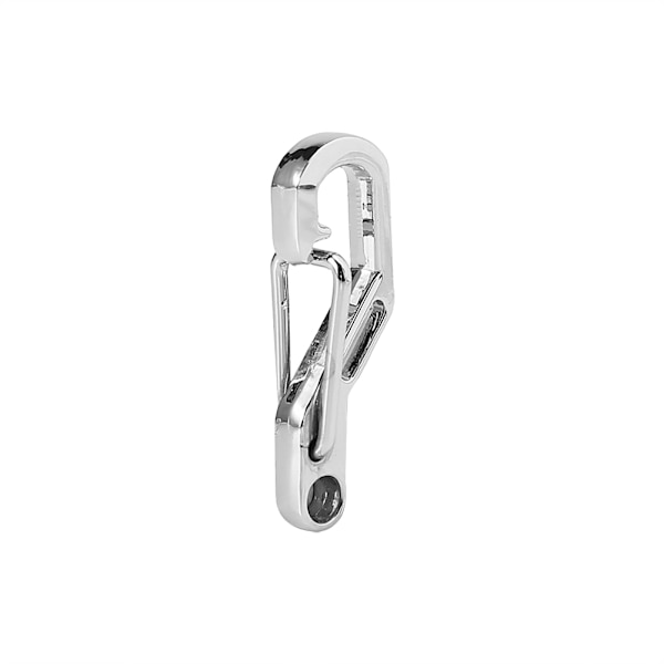 5 st Mini Alloy Spring Hook Nyckelring EDC Utomhus Karbinhake Snäpp Silver