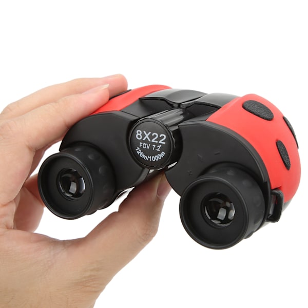 Børnekikkert 8X Mini Design Bille HD Optiske Linser til Camping Fuglekiggeri
