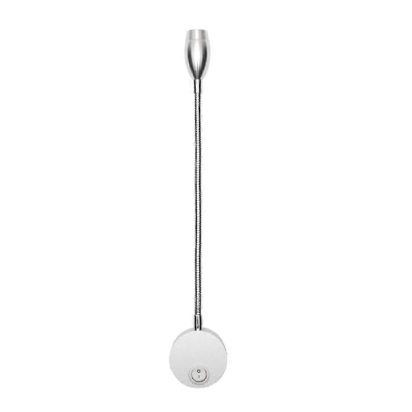LED sengelæselampe, fleksibel svanehals væglampe, soveværelsesnatlampe