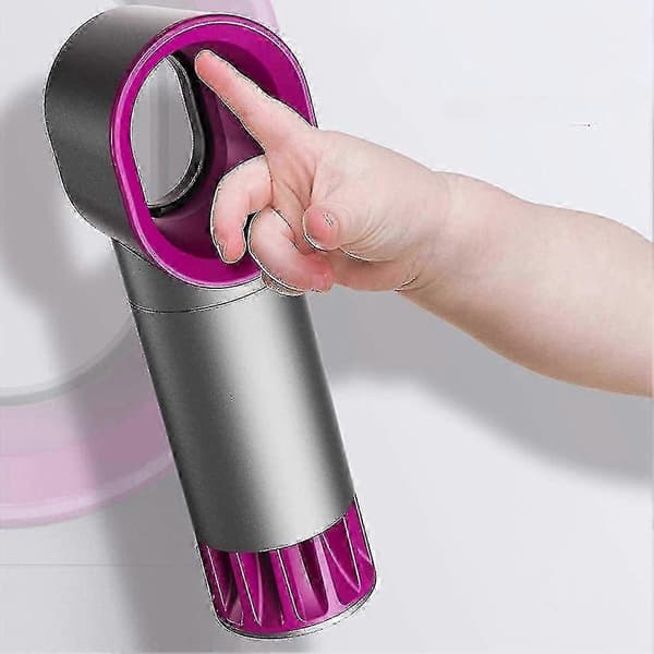 Bærbar bladløs vifte; Mini stillegående bladløs tårnvifte (rosa)