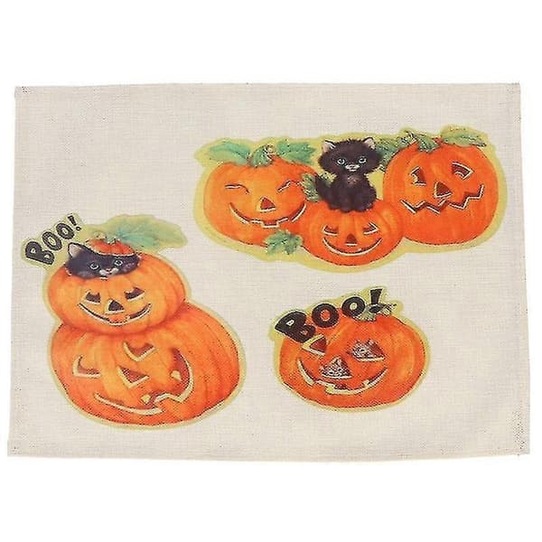 2 stk. Halloween Dækkeserviet til Halloween Dekorationer