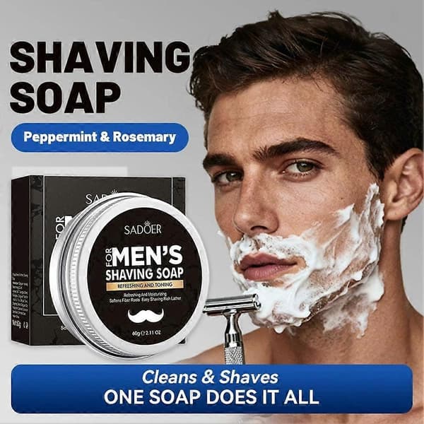 Raklödder för män 60g - Skäggmjukgörande Pre Shave Cream