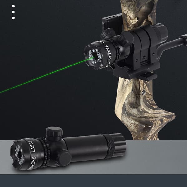 Lasersigte til compoundbue, 4-vejs justering, aluminiumslegering, bueskydningstilbehør til udendørs jagt
