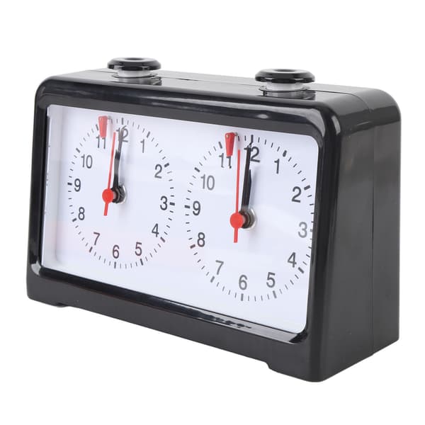 Analog mekanisk schackklocka med stabil bas, hög precision, tyst knapp för tävlingar