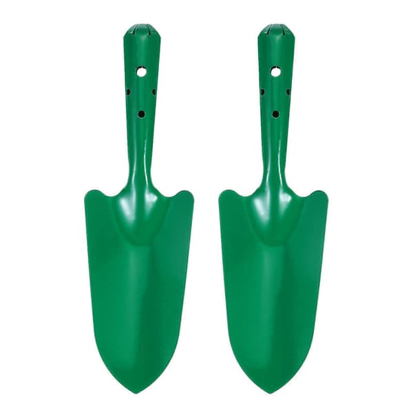 Sett med 2 hagespader, mini metallspade som måler 3,35 m x 0,91 m
