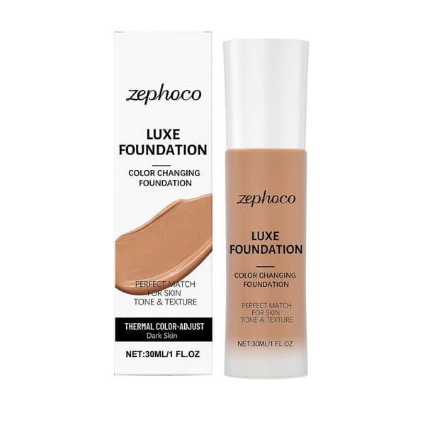 Luksuriøs fargeskiftende foundation 30ml Termoregulerende formel