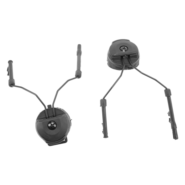 2PCS ABS Hjälmskenadapterfäste för sporthörlurar