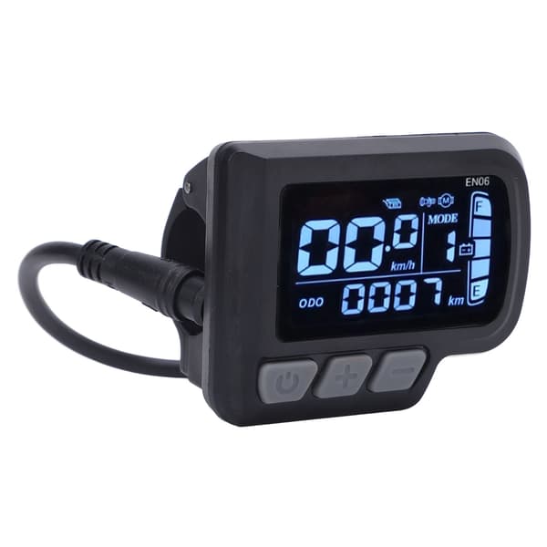 LCD-panel til 24-48V el-løbehjul med 6-bens vandtæt USB-stik LCD-EN06