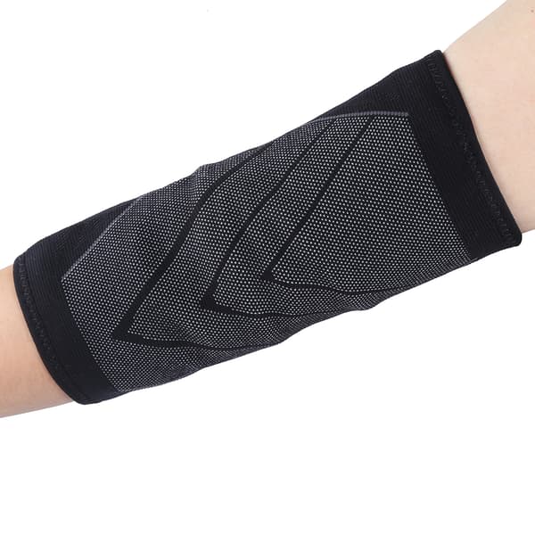 2 st elastiskt armbågsskydd i nylon 3D andningsbart tyg för tävlingssporter XL