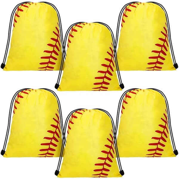 25 Softball Dragskoväskor för Gymnastik Sport Ryggsäck Polyester 43,7x34,5cm