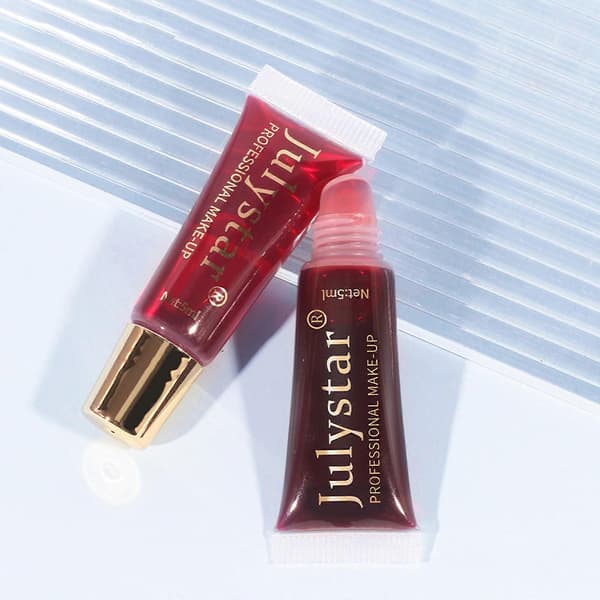 Avtrekkbar lipgloss, langvarig vanntett leppestift, leppefarge