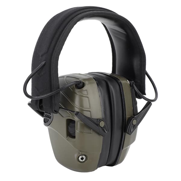 Elektronisk Skydning Headset ABS Hørebeskyttelse Støjreduktion til Udendørs Skydning Grøn OD
