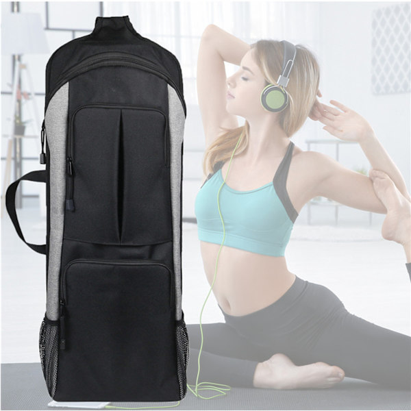 Multifunksjonell yogabag i polyester med stor kapasitet for treningsstudio og reise