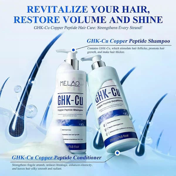 GHK-Cu-hoitoaine kuparipeptidillä, 350 ml, 3 pullon pakkaus