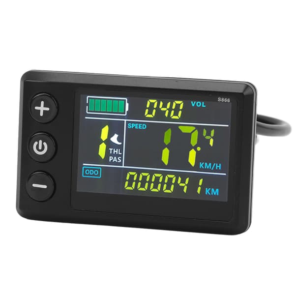LCD-display til elcykler, justerbart LED-målerpanel, ABS vandtæt konverteringstilbehør