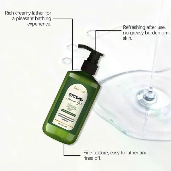 Meget effektiv showergel mod folliculitis, indeholdende vild bitter melon-ekstrakt.