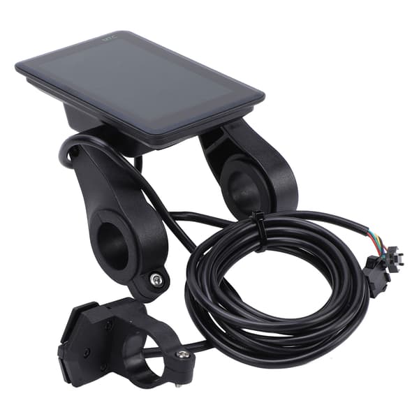 LCD-kontrolpanel til elcykelstyr 22,2 mm 24V 36V 48V 60V Universal