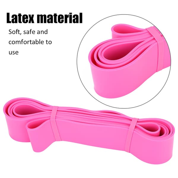 Yoga Loop Modstandsbånd til Styrke- og Konditionstræning, 1,3 cm Bred (Pink)
