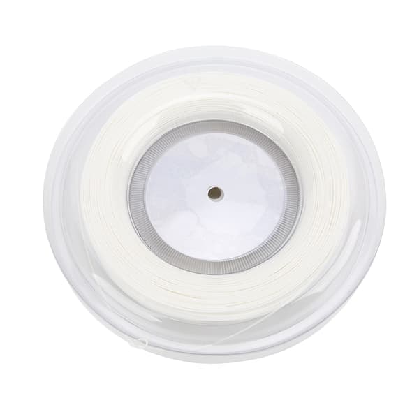 Tennissträng 200m 1.25mm Styv Polyester för Träning Sportracket Vit