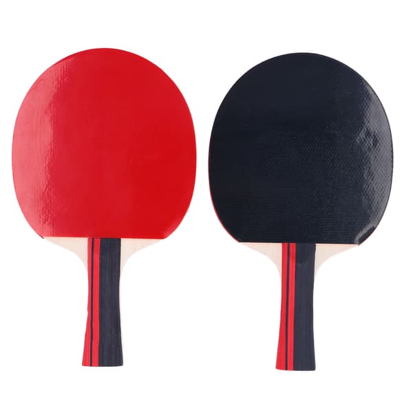 Professionellt bordtennisracketset med 3 bollar och högelastiskt halkfritt greppskydd