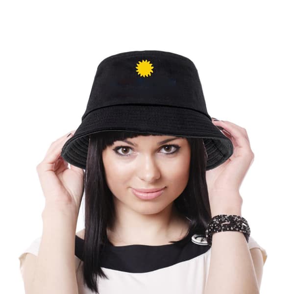 Unisex bomuldshat med bred skygge, solbeskyttelse til voksne