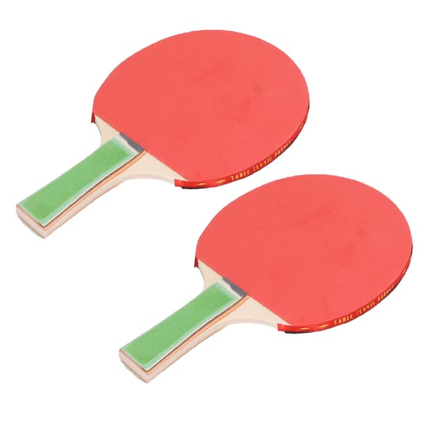 2-delt bordtennisbat sæt med bolde og opbevaringstaske