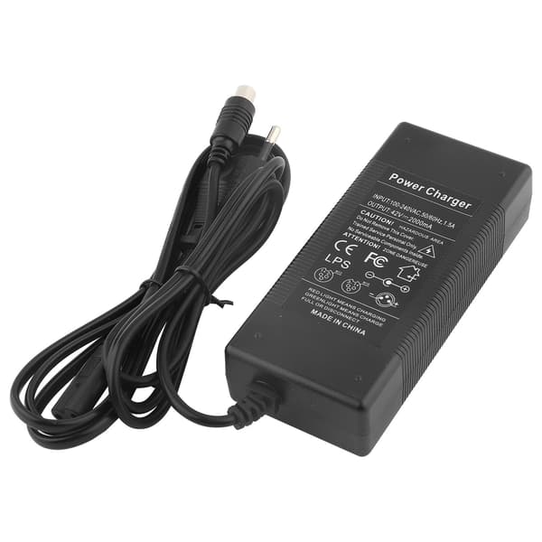 Opladeradapter til 42V 2A elektrisk løbehjul M365 PRO S1 S2 S4 36V Li-Ion batteri