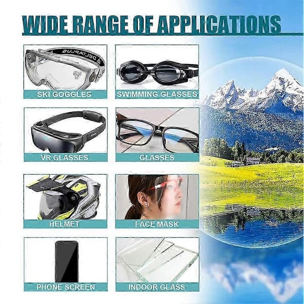 Ny linse ridsefjerner spray brille forrude glas reparation væske 100ml, høj koncentration ...