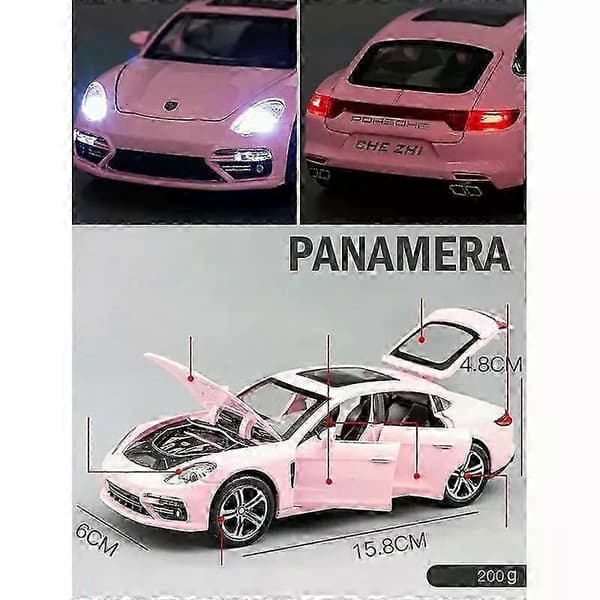 1:32 Porsche Panamera håndlaget metallmodellbil, en lekebil for gutter.