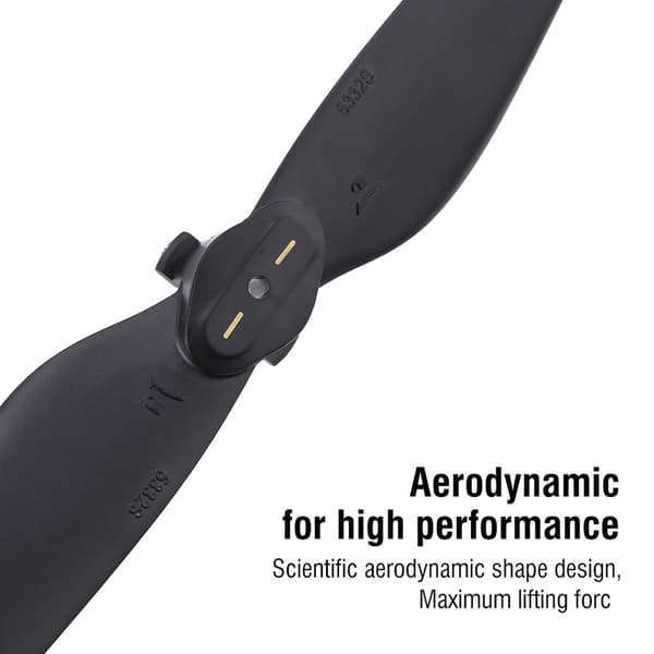 Erstatningspropeller med hurtigutløser CW CCW for Mavic Air Drone (Gullstripe) 2 par/sett