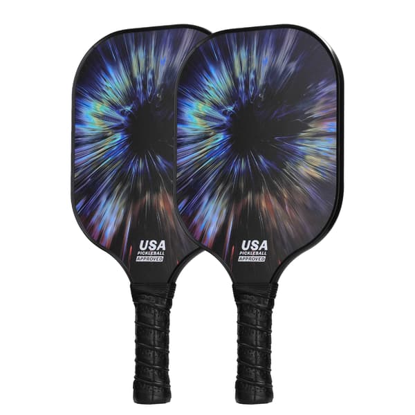 Pickleballracketset i glasfiber med 2 racketar och 4 bollar - Sporttillbehör