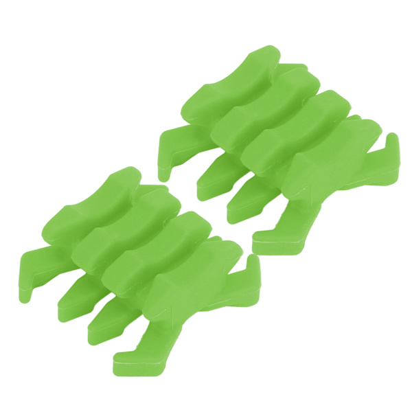 Gummi vibrationsdæmper til compoundbueben i krabbeform, grøn, 1 par