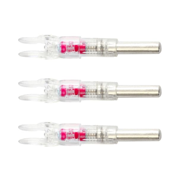 Belysta pilnockar 3-pack 4,5 cm LED PE Automatiska pilbågetillbehör