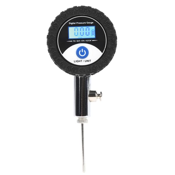 Digital tryktester til fodbold, basketball, volleyball, mini bærbar med LCD-display