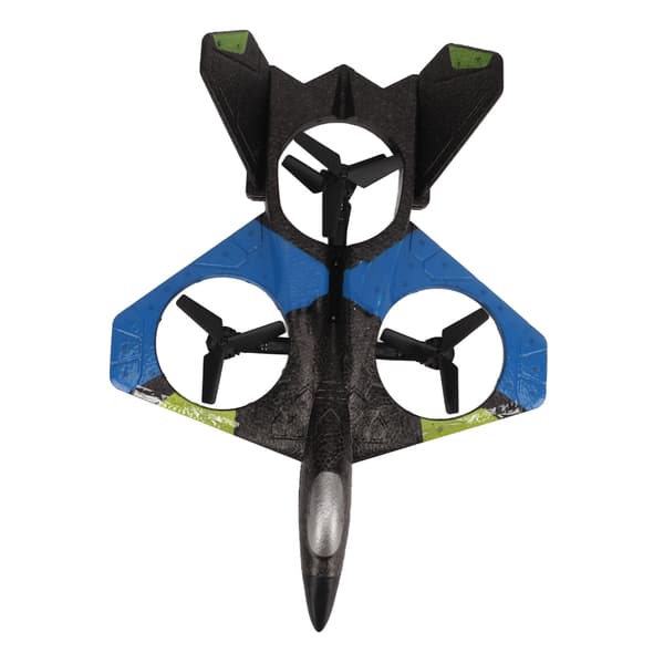 Fjernkontrollert drone med 4K-kamera og lys, leketøy for flyfotografering, gave, blå