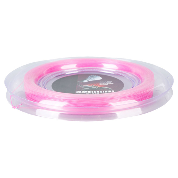 Badminton Racket String 200m Nylon 0.72mm BX650 Rosa for Trening
