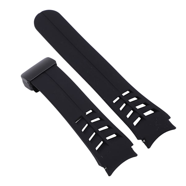 Silikonerem til Galaxy Watch 7 6 5 4 44mm Magnetisk Spænde Quick Release Sort