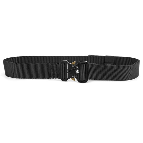 Multifunktionelt nylon taljebælte til camping, klatring, udendørs aktiviteter, unisex, sort