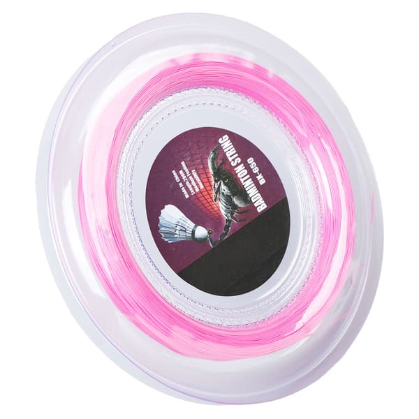 Badmintonracketsträng 200m Nylon 0.72mm BX650 Rosa för Träning